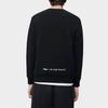Fila Van Gogh Kollaborationsserie Van Gogh Museum 2.0 Muster Logo Rundhals-Sweatshirt Herren Sweatshirt Schwarz F11M318215F-BK