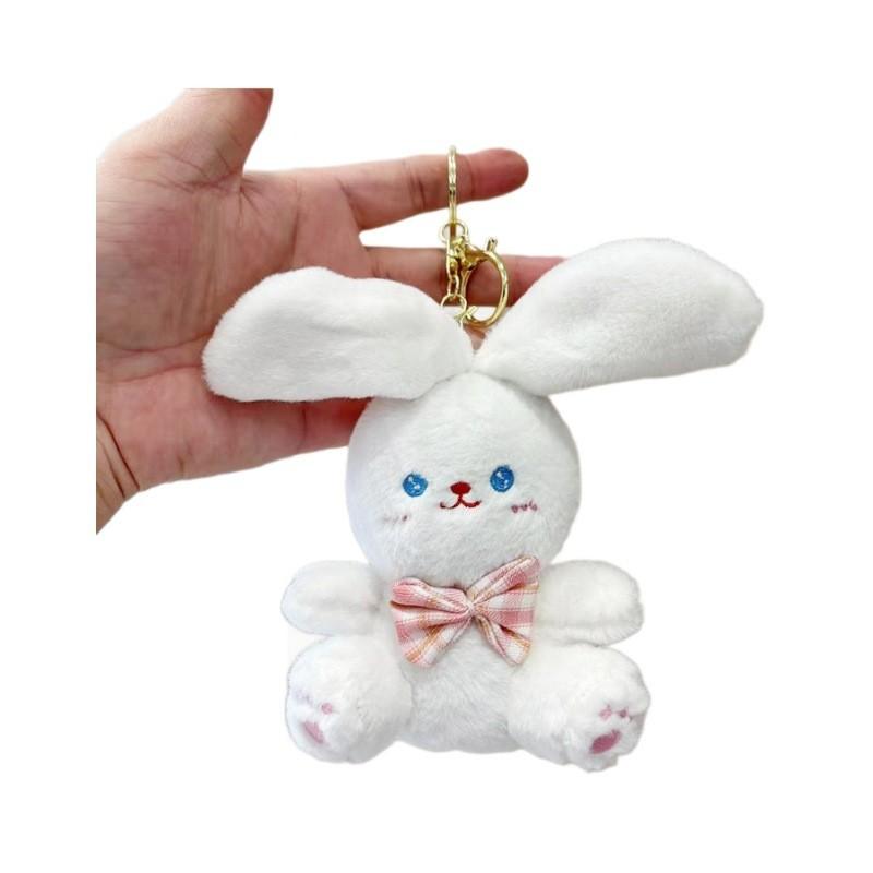 Plush Cute Toy Bear Adorable Stuffed Bunny Doll For Girls Birthday Gifts And Backpack Charm