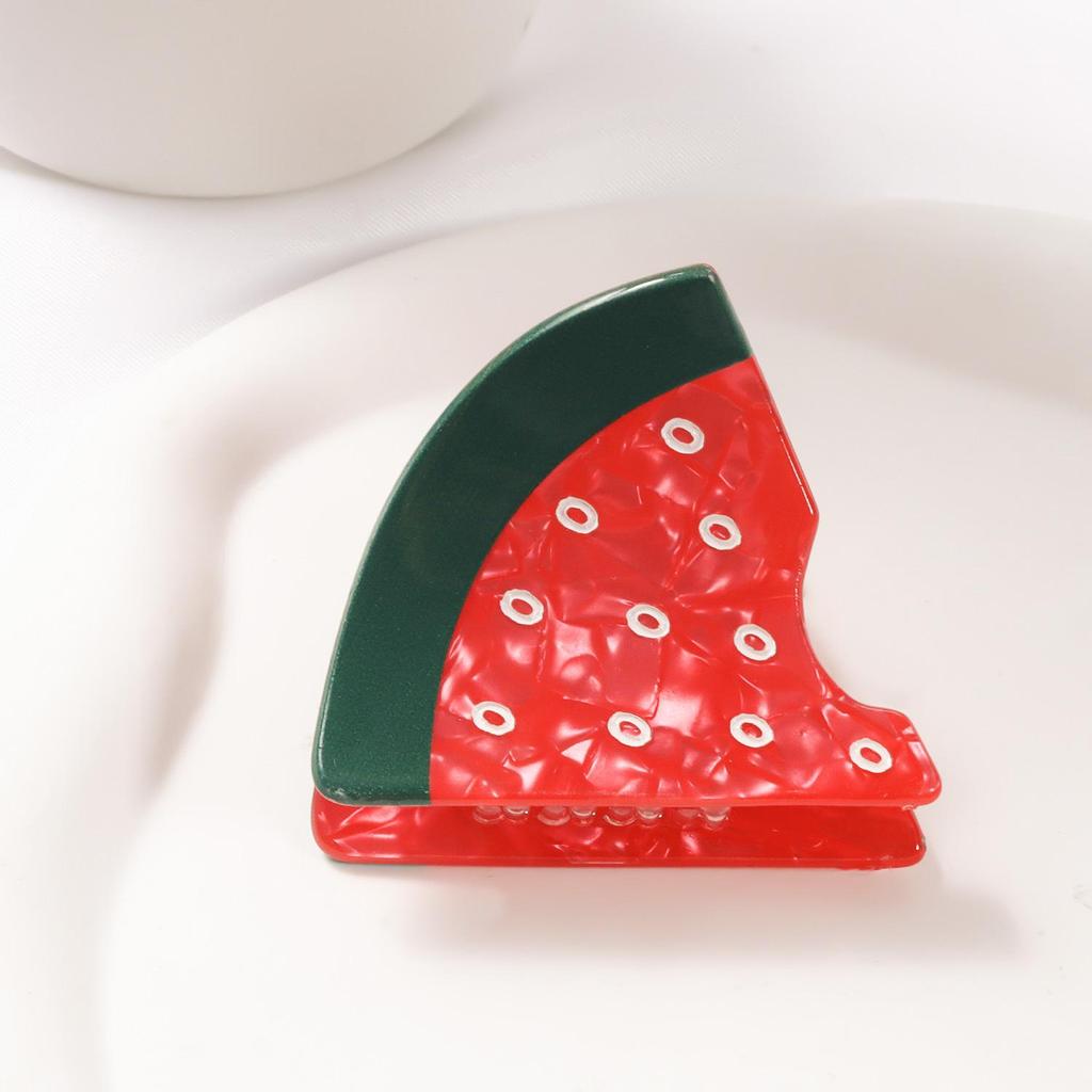 Bamboo Yao Creative Fruit Hair Clip: Sweet Strawberry Cherry Design