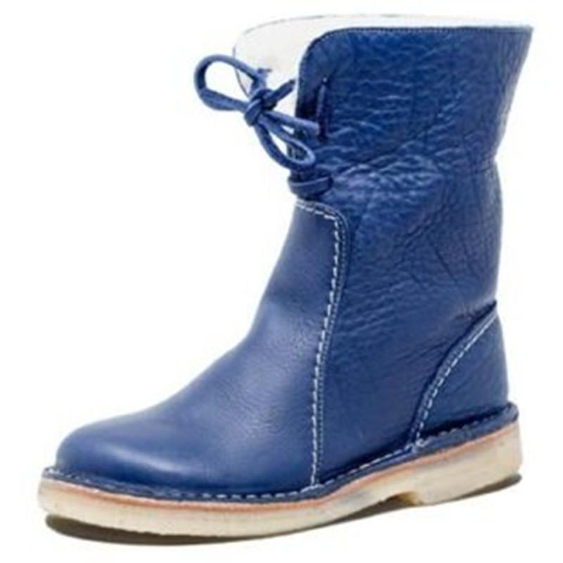 Women 'S Snow Boots Solid Color Boots Women Warm Plush Boots For Ladies Soft Shoes Woman Platform Shoes Ladies Zapatillas Mujer