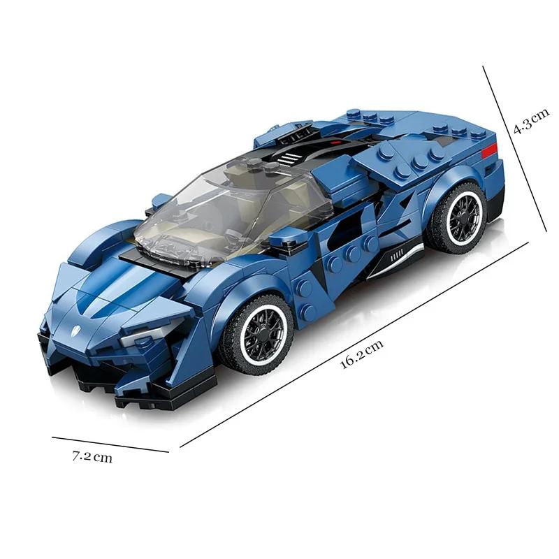 Speed Car Series Vehicle Building Blocks Supercar Set Racing Sports Car Classic MOC Model Bricks DIY Toy Kid Holiday Gifts