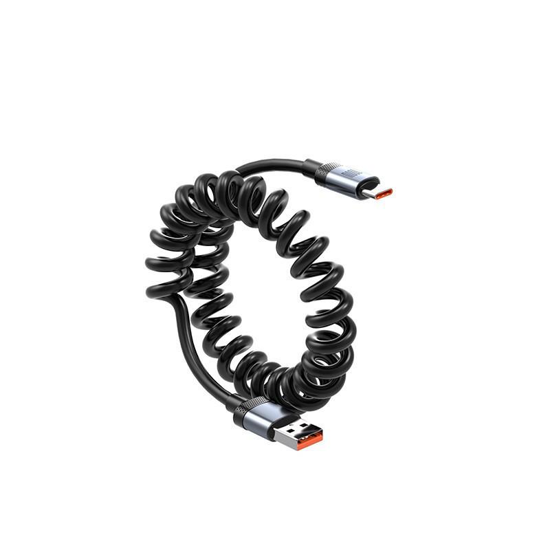 100W Dual Type-C Fast Charging Retractable Cable for Apple & Huawei Honor