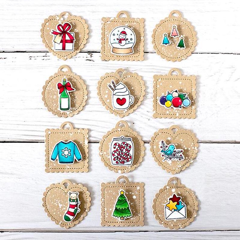 Multiple Styles Label Metal Cutting Dies Stencils Scrapbook Photo Album Paper Card Decorative Craft