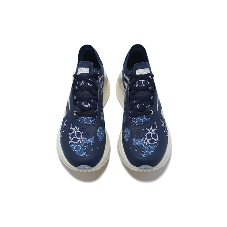 Li-Ning 1990 Zhi Ying RMX Lightweight High Resilience Non-Slip Wear-Resistant Low-Top Sports Casual Shoes Women Sneakers New-Iris-Blue ALFT014-1