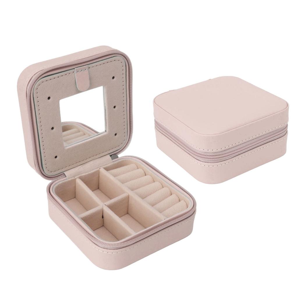 Jewelry Storage Case Travel Small Jewel Holder Multifunctional Earrings Rings Hair Accessories Box