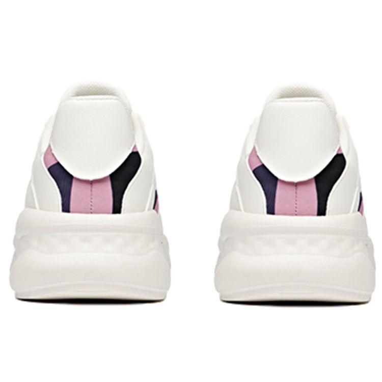 Anta Lifestyle Series Unrestrained Series Synthetic Leather Shock Absorbing Non-Slip Wear-Resistant Breathable Low-Top Casual Shoes 122038842-4