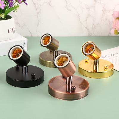 Douille de lampe universelle E27, tête de vis en céramique, orientable à 180 degrés
