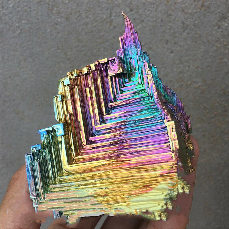 Natural Quartz Crystal Rainbow Titanium Cluster VUG Mineral Specimen Healing DIY - Foto 8