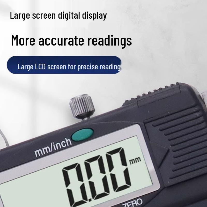 Guilin Guanglu Digital Caliper, 200-300mm, High-Precision, Long Jaws for Inner Hole and Diameter Measurement