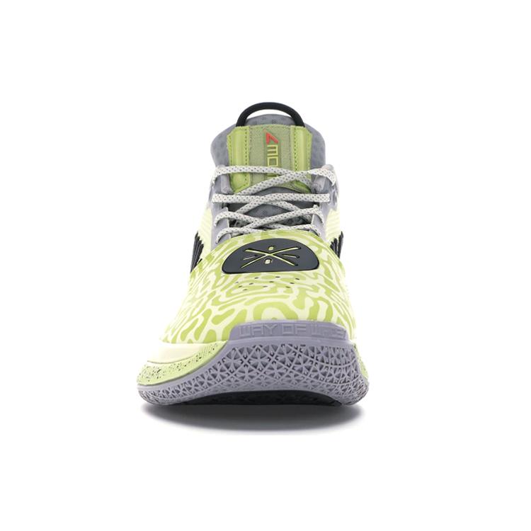 Li Ning WOW 7 Way Of Wade 7 Cushioning Lightweight Low top Basketball Shoes Men's Green White ABAN079-13