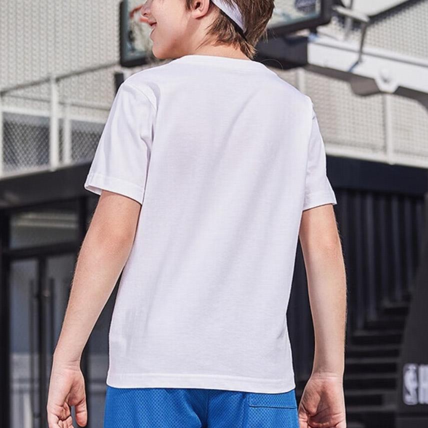 New Jordan T Shirt SS24 Pure White Teenagers JD2312033PS-001