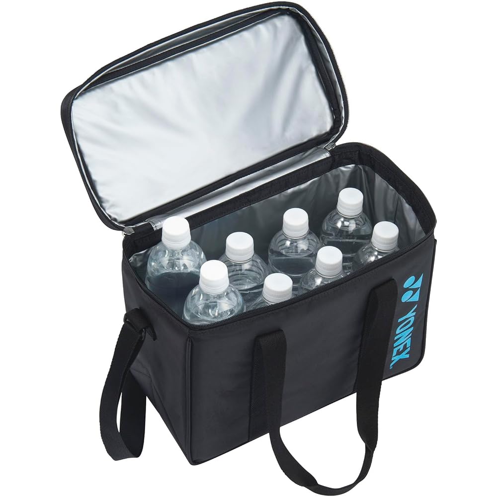 Yonex Tennis Cooler Bag with Zipper, Large, Black BAG25CBL