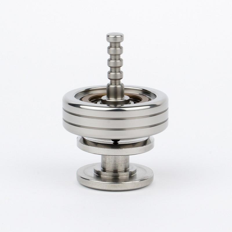 Novel Fidget Spinner Fingertip Ballet Without Resistance Small Whirlwind Metal Bearing Relieve Stress For Adults Kids Boys Gift
