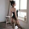 Sexy shapewear, sexy garters, European and American lace, horse leopard print nail suit, doll, sexy lace.