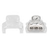 3‑Way Power Distribution Block Audio Fuse Holder Distributor Connecting Block for CarsTransparent Base