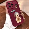 Applicable to Samsung S24U mobile phone case cartoon dog S25 anti-drop cover s23p creative a73A56A14 cute new model