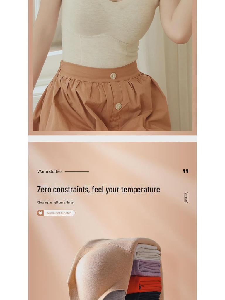 Vestă căptușită din cașmir și mătase pentru femei: Top interior cald, din catifea Plus 4033