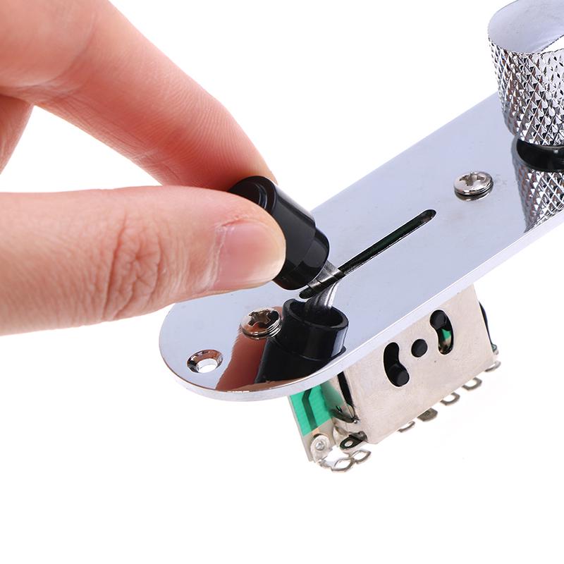 Guitar Prewired Loaded Control Plate For Tele Parts Chrome