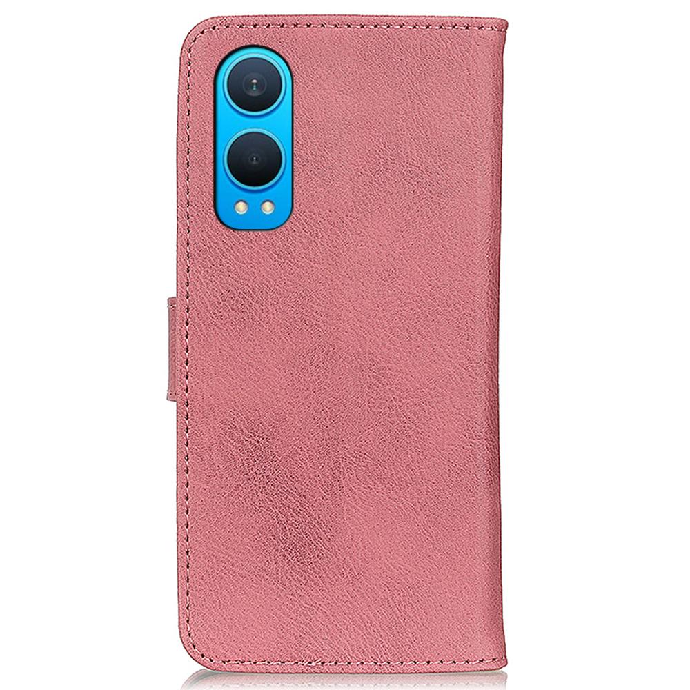 For OnePlus Nord CE4 Lite 5G/Oppo K12x 5G (China) Case Cowhide Texture Leather Wallet Stand Cover