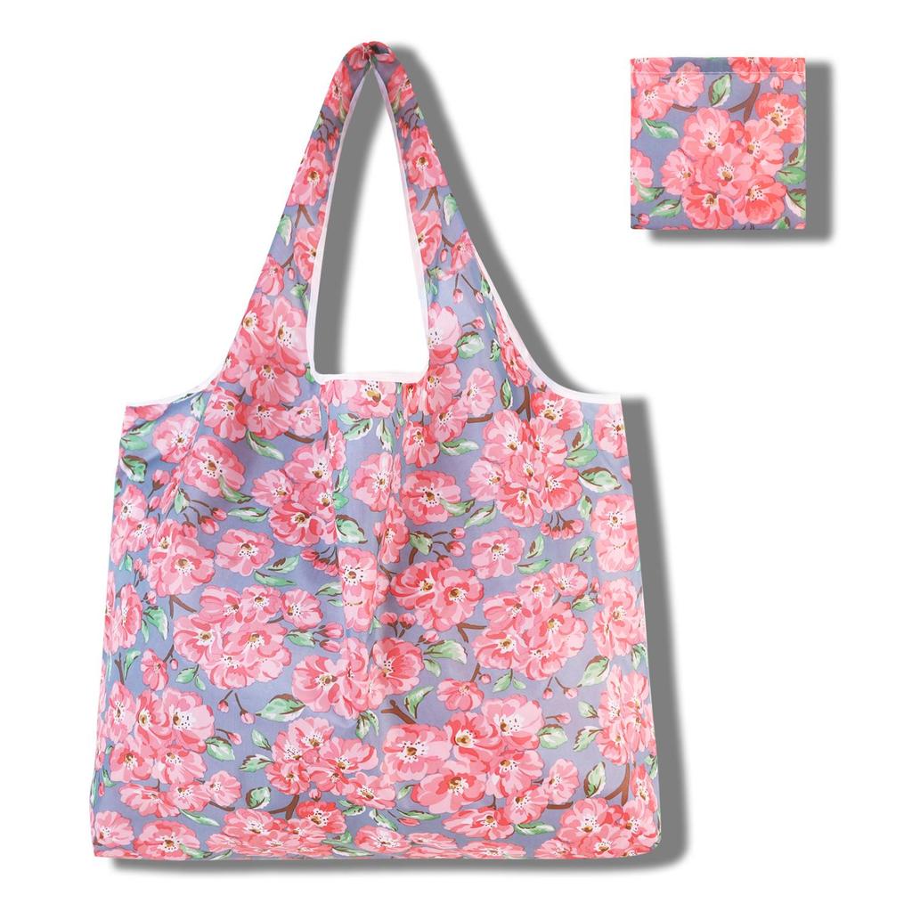 Eco-Friendly Large Capacity Foldable Tote Bag - Creative, Portable, Printed, and In Stock