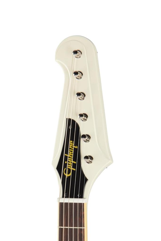Epiphone /Inspired by Gibson Custom 1963 Firebird V With Maestro Vibrola Reissue Polaris White