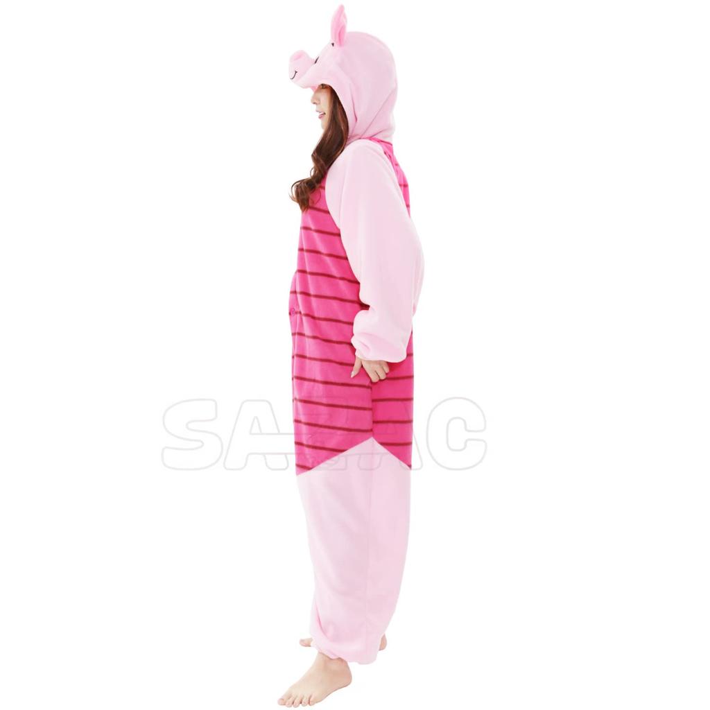 SAZAC Postava Fleece Kigurumi Univerzální velikost Disney Prasátko