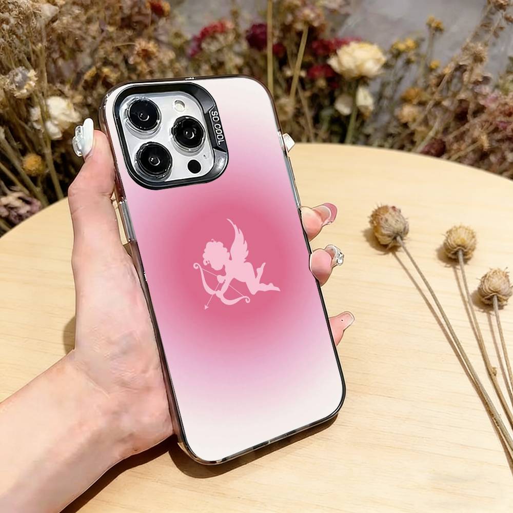 

Cupid s arrow Phone Case For iPhone 17,16,15,14,13,12,11 Plus,Pro Max,XS,Colorful Silver Black Cover iPhone17Pro