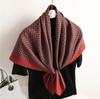 90*90cm Satin Scarf Scarftop Headwraps For Woman Fashion Four Seasons Hair Accessories Hijab Foulard Bandana Shawl Headscarf