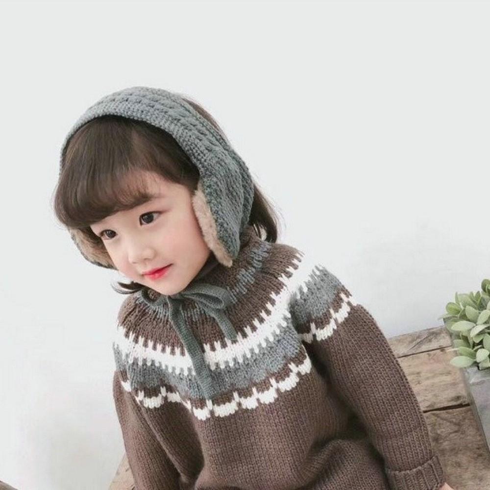 Headband Winter Thickened Earmuffs Windproof Outdoor Anti-cold Earflap Plush Ear Cover Running