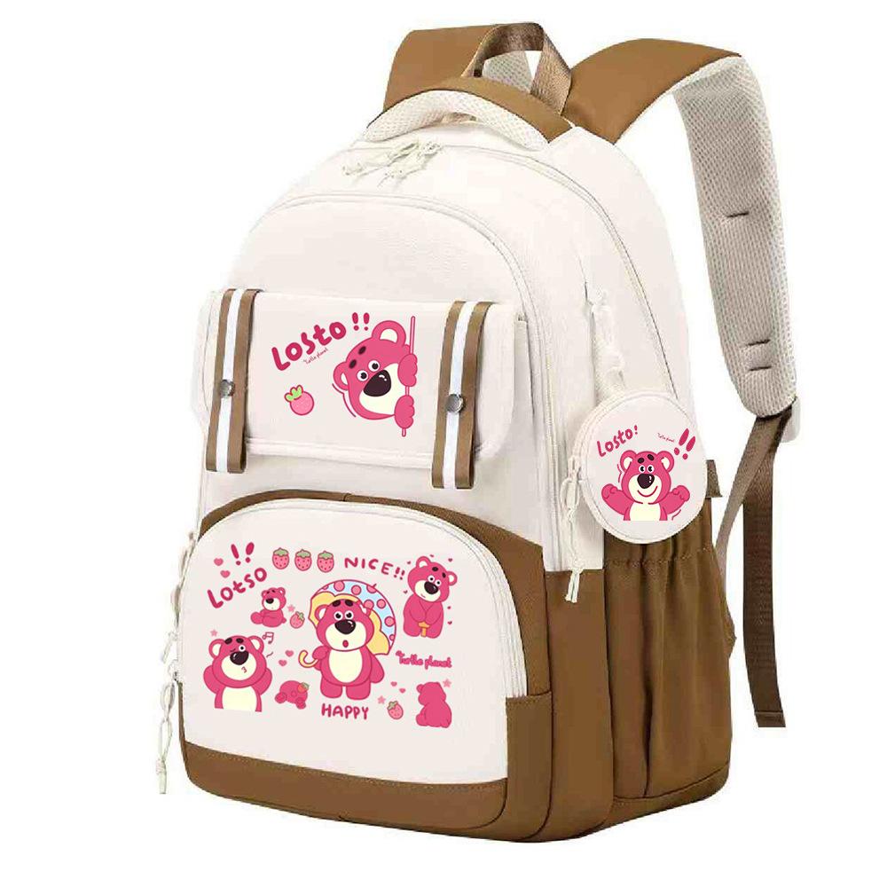 Cute Children's School Bag Lightweight Ridge Protection Elementary School Students Grades 3-6 Junior High School Students Burden Reduction Backpack