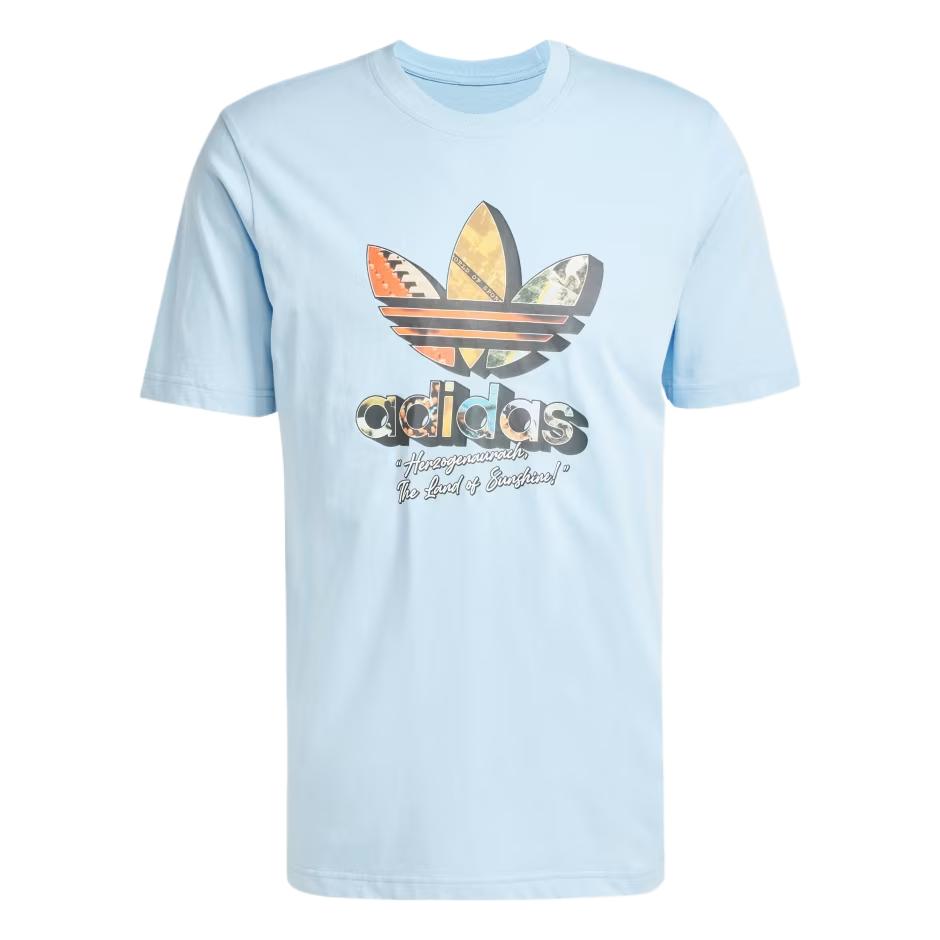 Adidas Originals T Shirts Men s Blue Crew Neck JP2667 XL