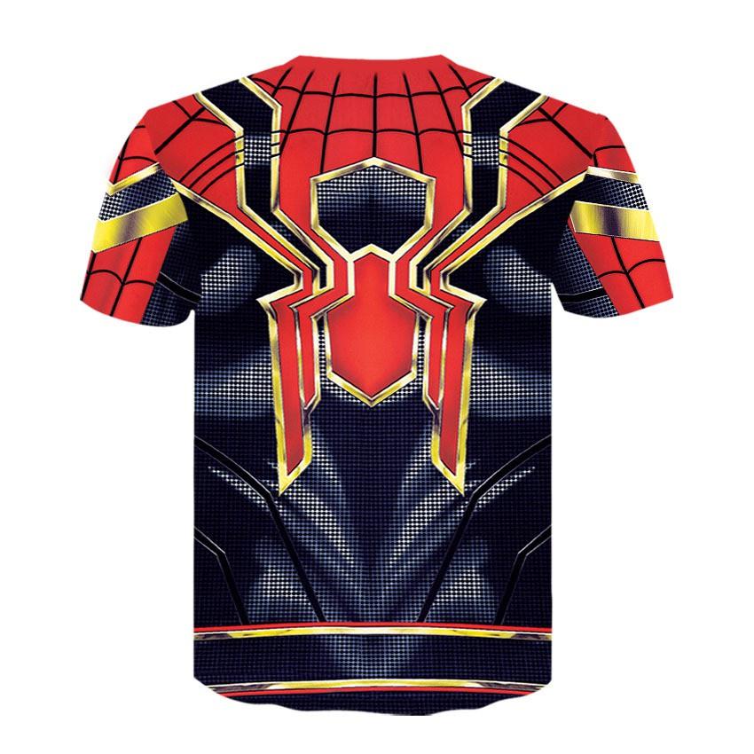 Marvel Mens Superhero Compression T Shirt Sports Fitness Gym Tops Spiderman Tee