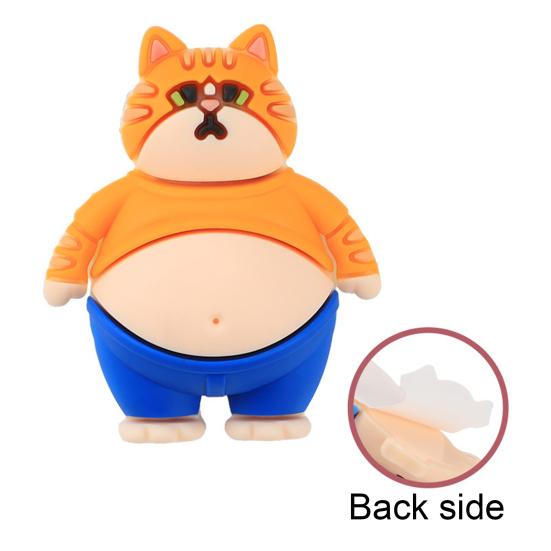 2 Stück Kollisionsschutz-Aufkleber für Autos und Häuser Weiches Silikon-Pufferwerkzeug für Türen, Wände, Ecken, Polster, Stöße und Geräusche Niedliche quetschbare Puppe