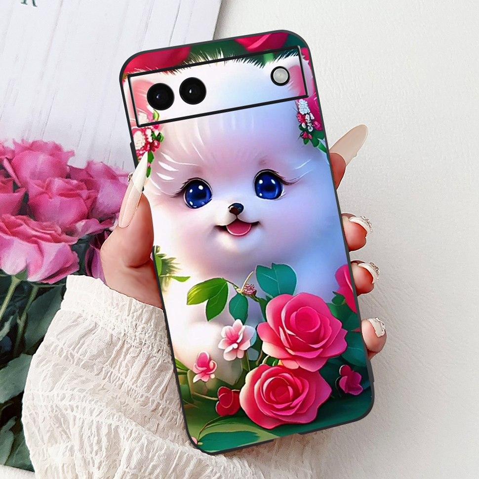 Luxury Painted Cover For Google Pixel 6A Case Soft Silicone Phone Case For Google Pixel 6A Google6A 2022 Back Cover 6.1"