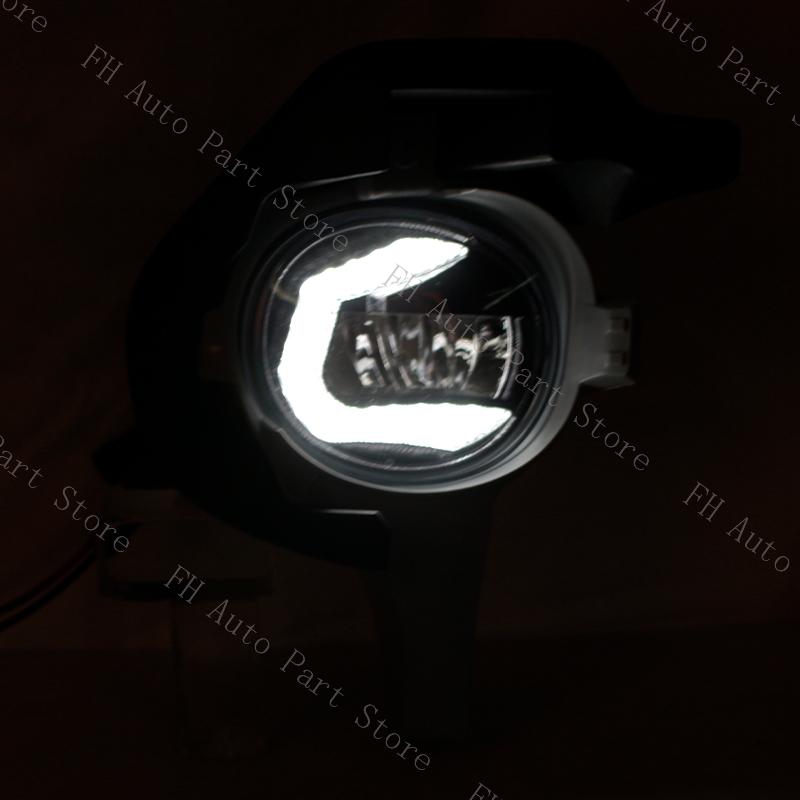 2PCS LED Foglamp Foglight For Toyota Hilux Vigo 2005 2006 2007 Front Bumper Fog Light Lamp