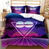 Hawaiian Duvet Cover Tropical Island With The Palm Trees Nature Theme Bedding Set Double Queen King Size Polyester Qulit Cover