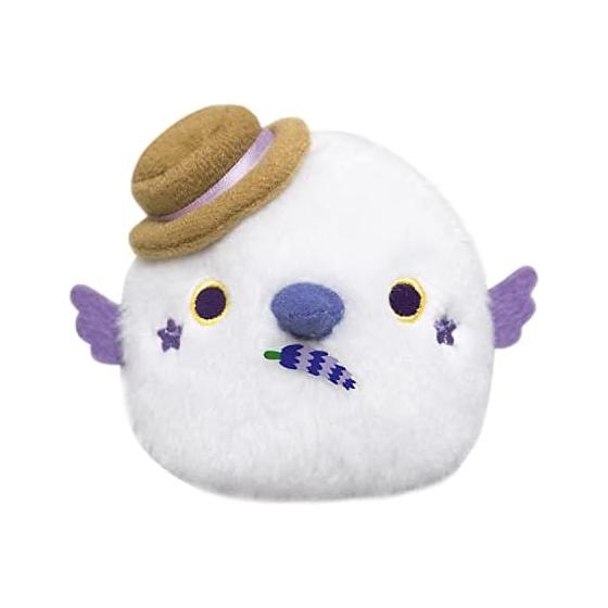 Sanei Boeki Original Plush Tori Dango Local Dango Lavender Shimaenaga (Хоккайдо) Мягкая игрушка Ш9 x Г8 x В7см