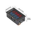 4 digit 5 wire mini digital voltmeter ammeter DC 100V 200V 10A Voltmeter Ammeter Dual LED display