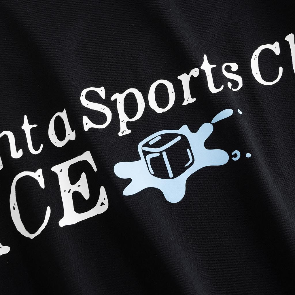 Anta Casual Loose Short Sleeve Knitted T-Shirt Unisex Tops Basic-Black 972628119-7