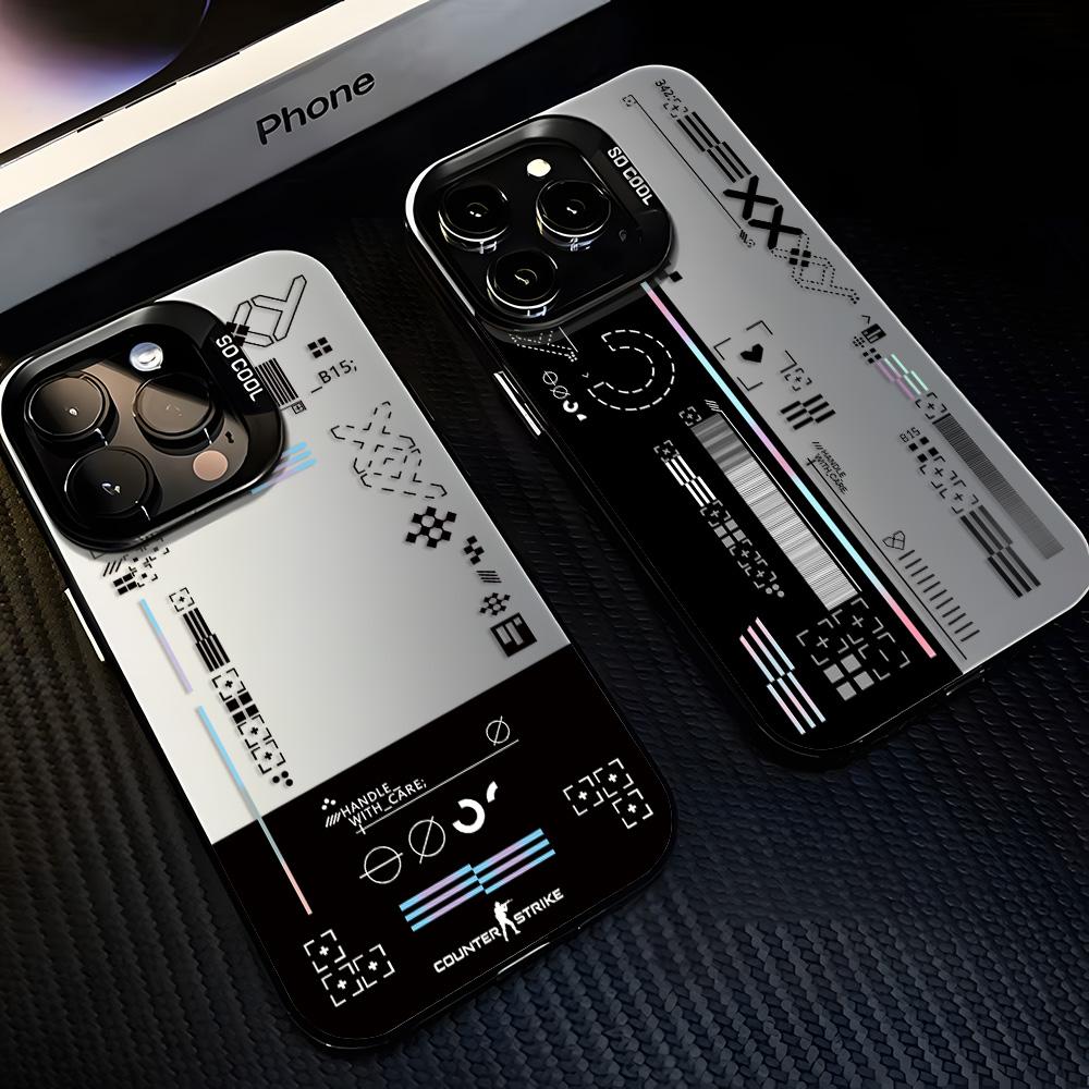 Moda Calda Gioco CS Clear GO Custodia per Telefono Per iPhone 17 16e 16 15 14 13 12 11 mini Pro Max X XR Air Plus Anti Caduta Copertura Opaca