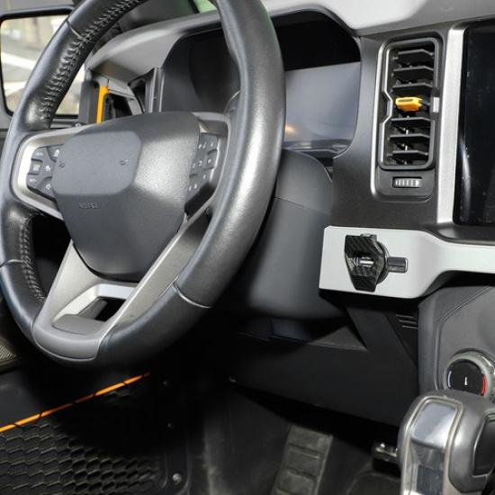 Car Engine Start Stop Button Cover Trim Bezel For Ford Bronco + F150 2015+