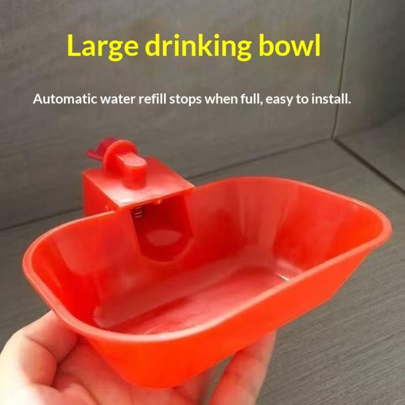 Automatic Poultry Drinking Bowls Square Enlarged Thicken Drinking Bowl for Cat Dog Chicken Duck Thread chicken feeder