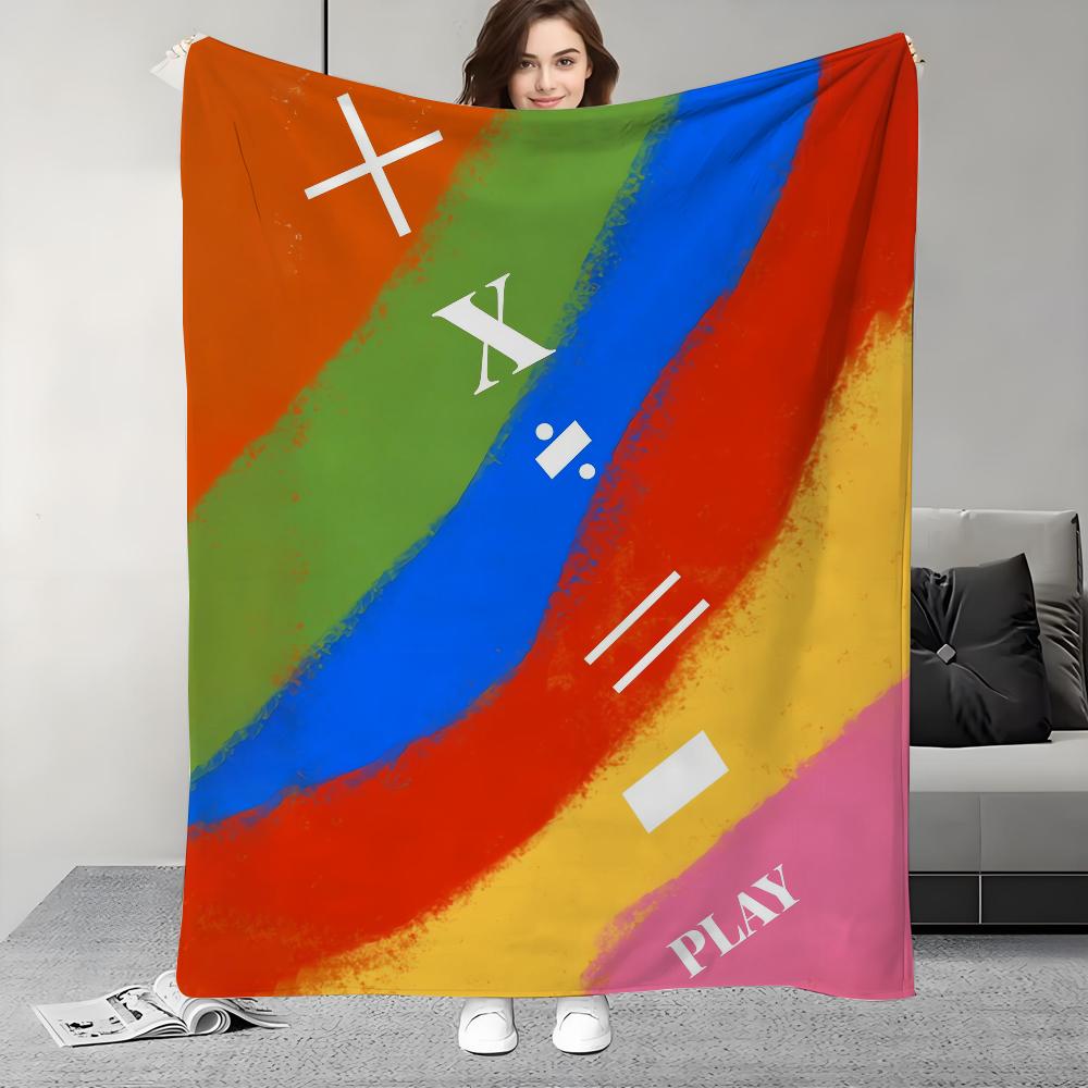 Singer Ed S-Sheeran Play Blanket Design Lightweight For Dorms, Naps, Living Room, Office,Sofa,All-Season