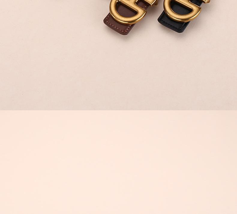 Elegant Women's Genuine Leather Belt: Versatile, Stylish, and Decorative for Jeans