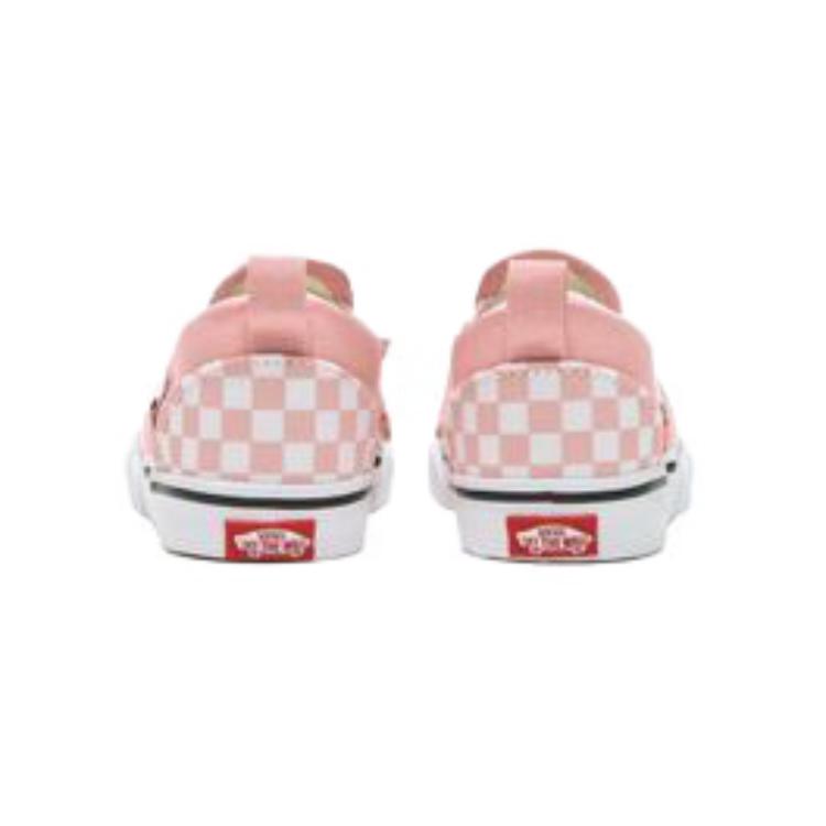 Vans Classic Slip-On V TD Checkerboard - Black White Baby Sneakers VN0A34885GX