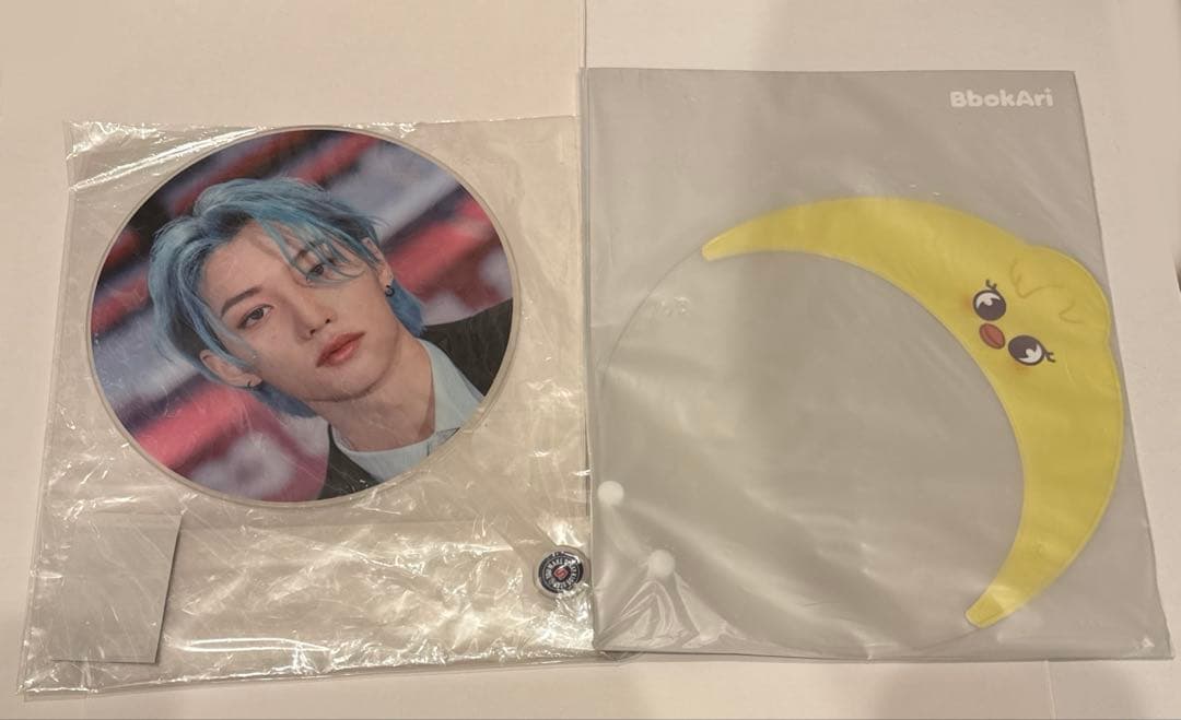 

[USED] Stray Kids 5-STAR Seoul Concert Mini Fan & Cover Felix