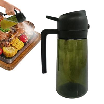 Oil Dispenser Bottle for Kitchen 2 In 1 Olive Oil Dispenser and Oil Sprayer 470ml Olive Oil Spray Bottle for Cooking