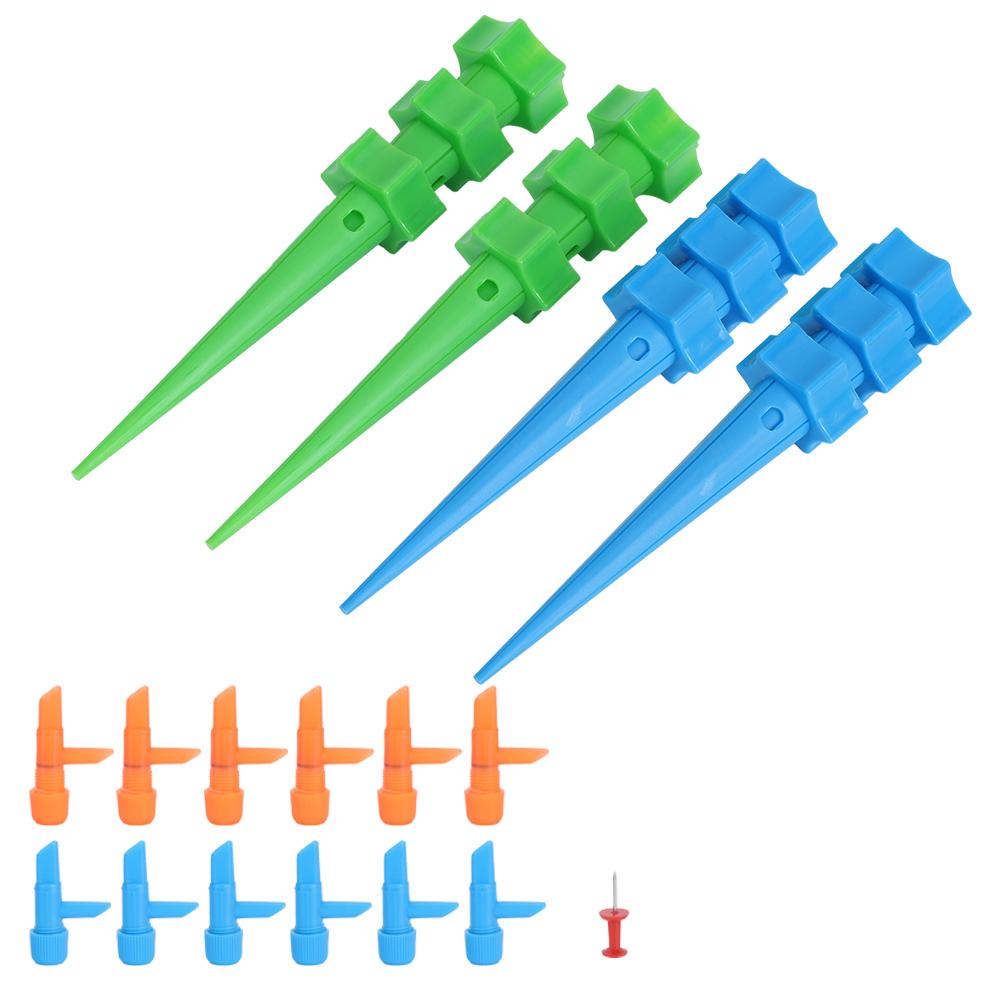 12Pcs Flower Potted Plant Adjustable Automatic Watering Sprinkler with Valve Irrigation Tools