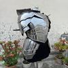 Oceľová zbroj elfkej kráľovnej  Fantasy stredoveký rytiersky oblek s čiernym plášťom Ženský bojovník Cosplay  LARP kostým
