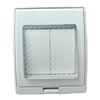 Outdoor Doorbell Switch with Integrated Waterproof Wall Socket IP55 Certified for Harsh Weather and 250V Applications